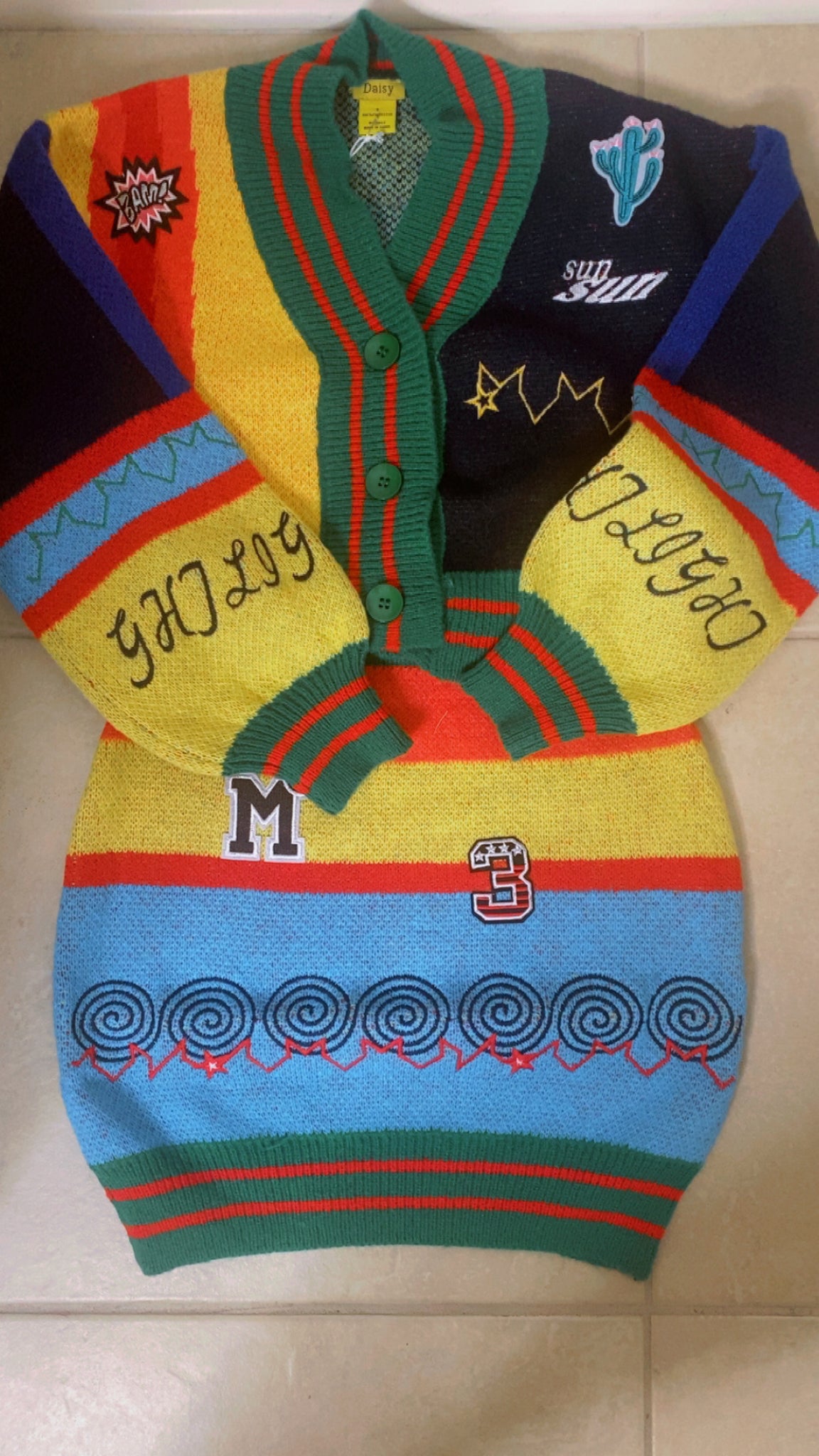 Color Block Knit Set